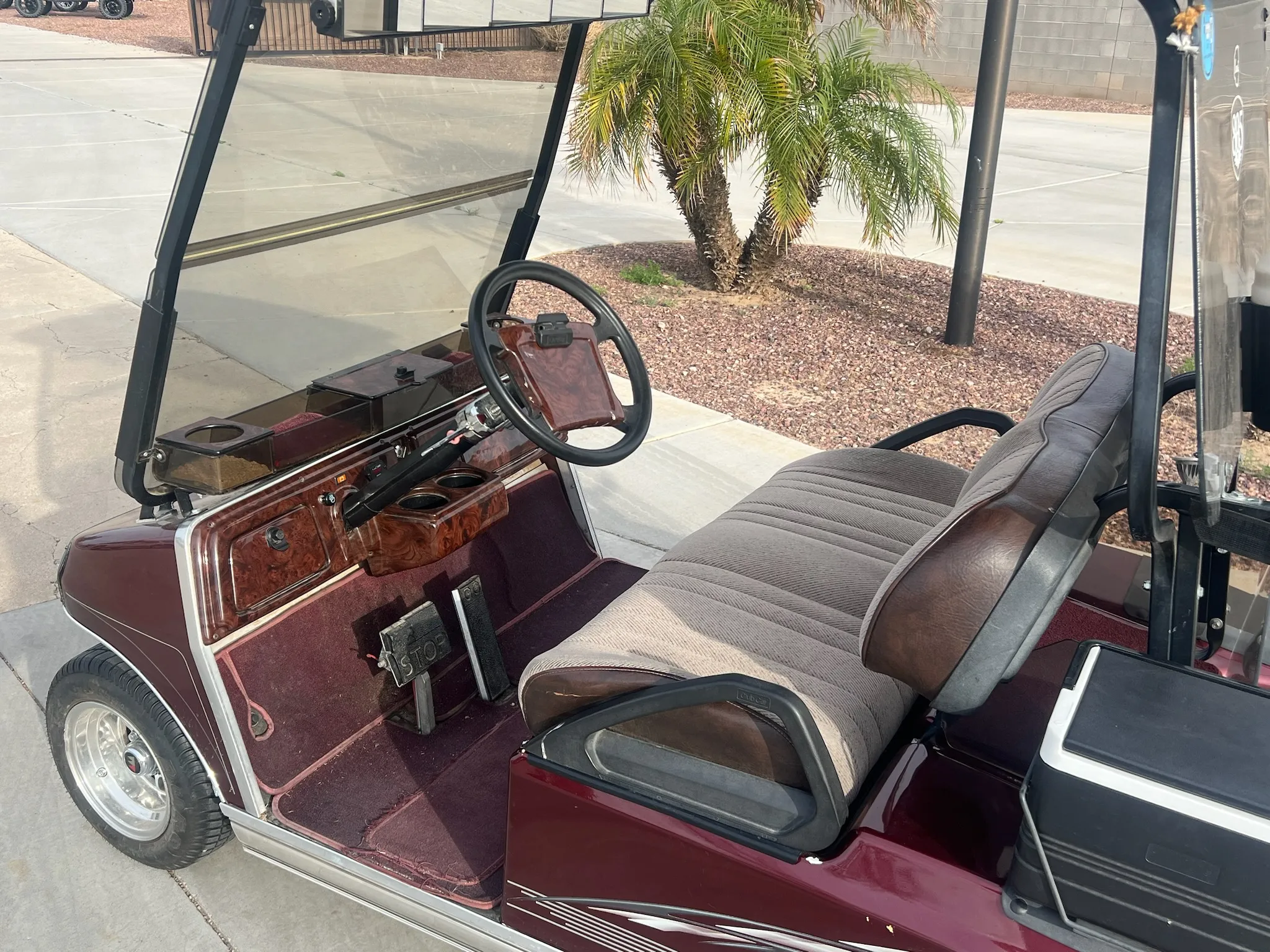 cart interior view