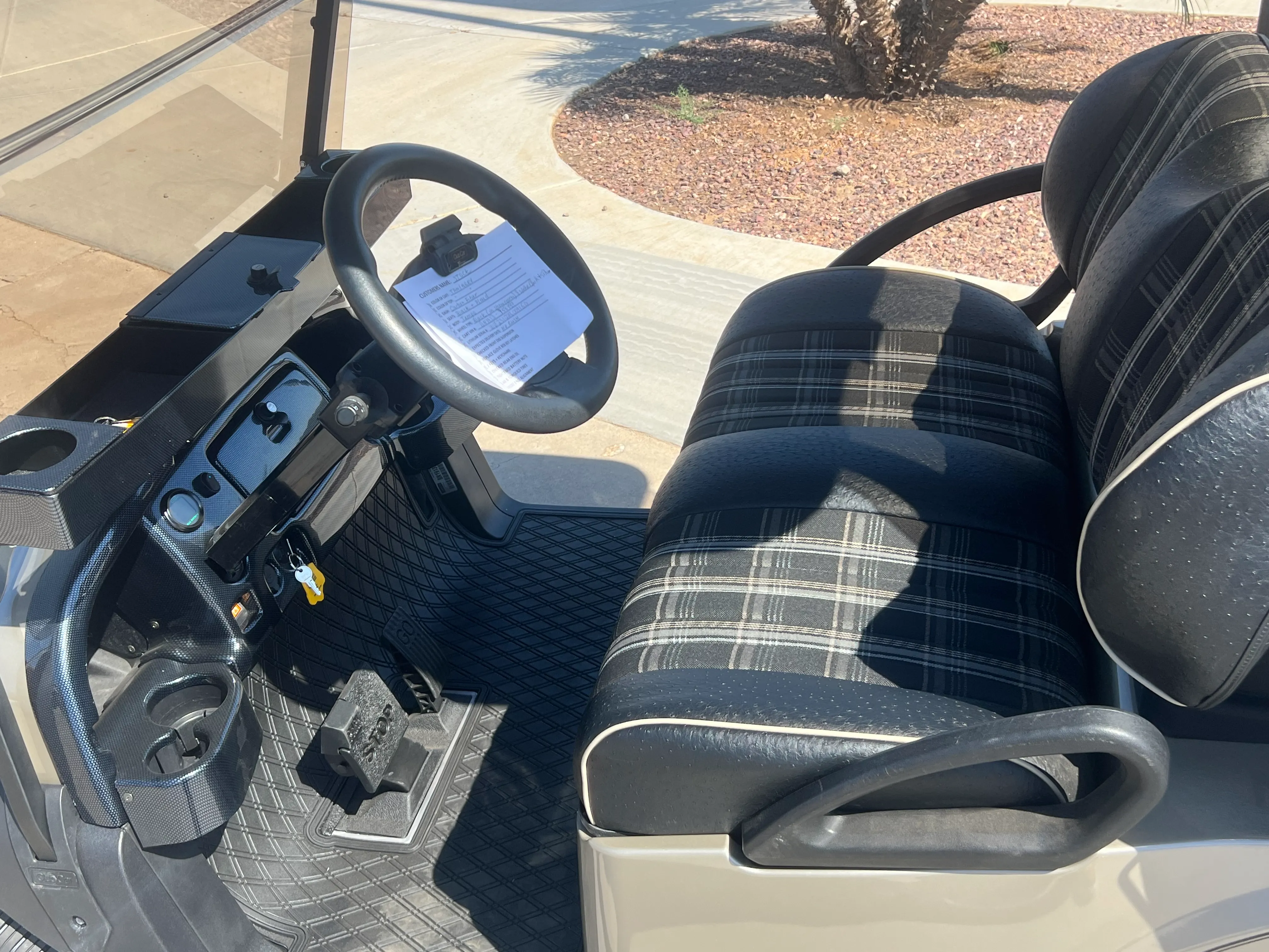 cart interior view