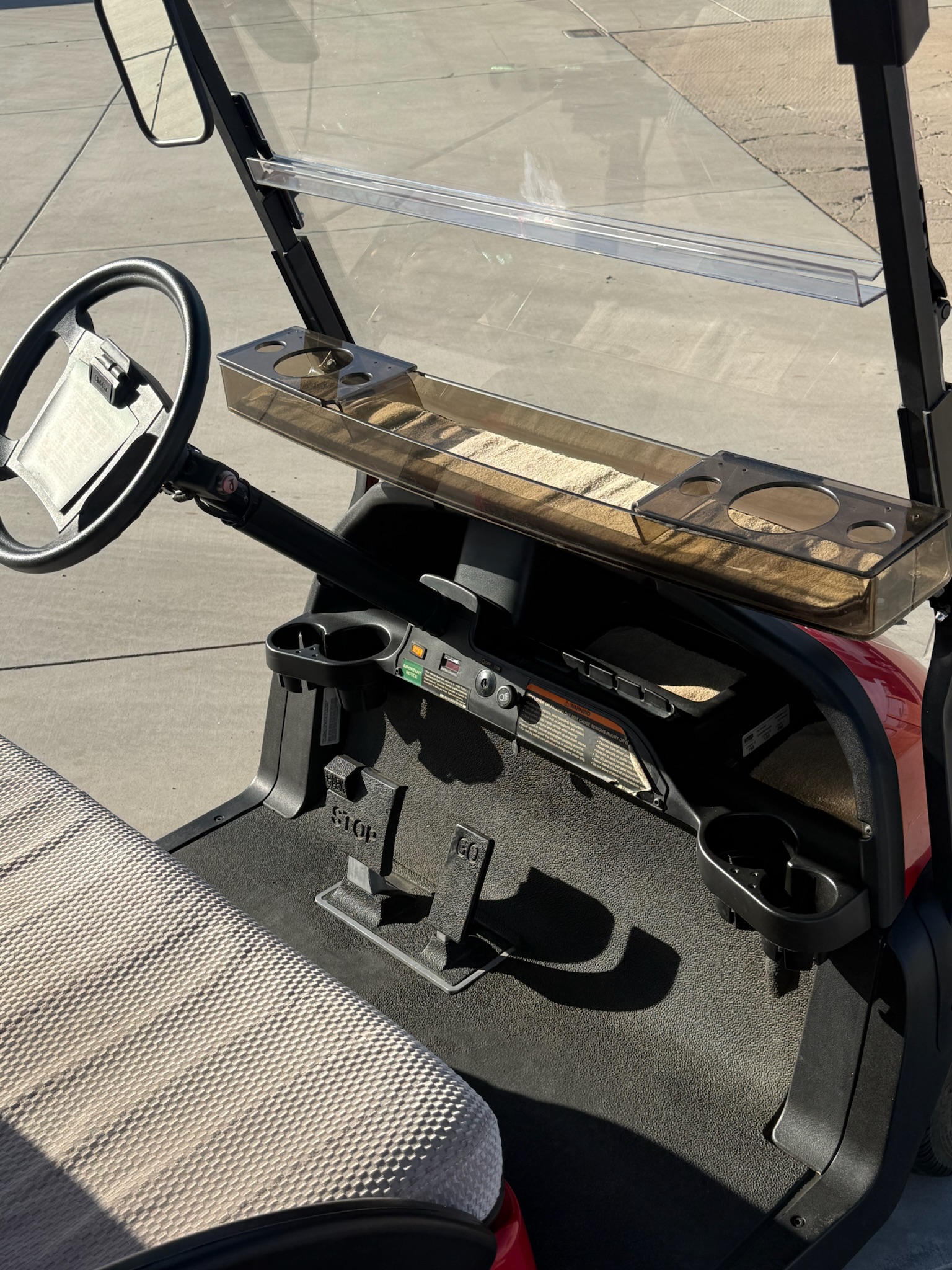 Beverage tray and good upholstery 